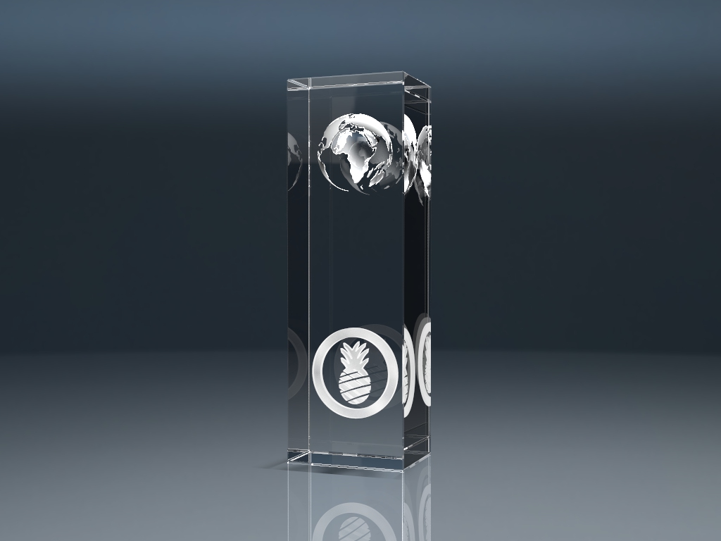 Glaspokal Globe 1 - Trophy GLOBE
