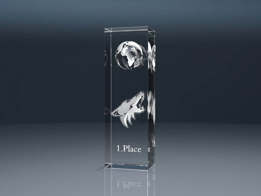 Glaspokal Globe 3 - Trophy GLOBE